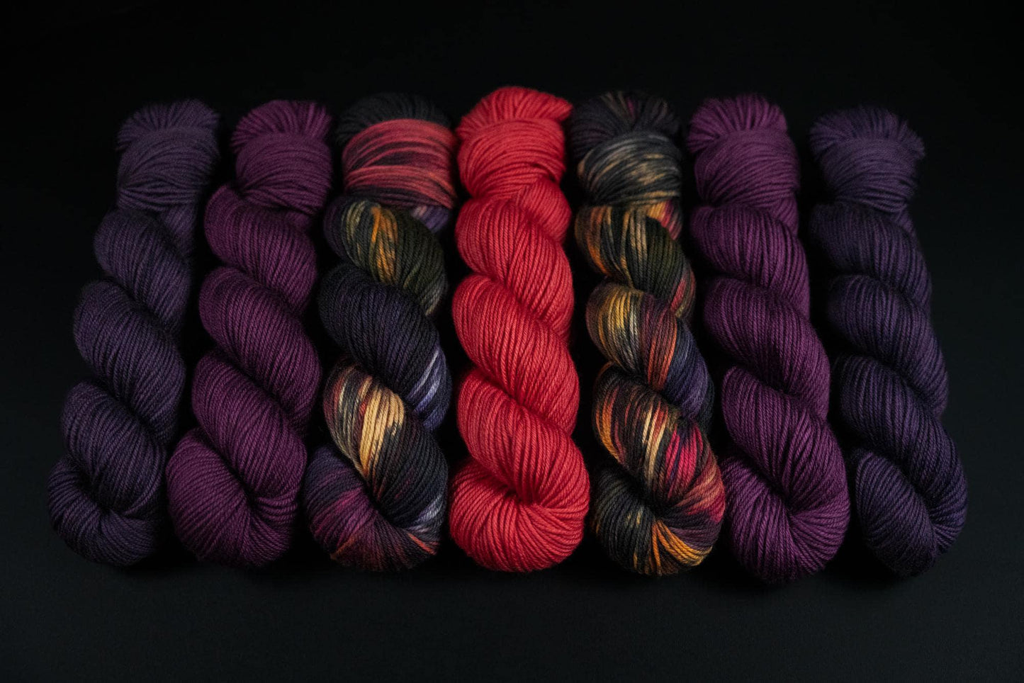 Hand Dyed Yarn | Warding Glow | Choice of Weight | Crow and Crescent Yarn
