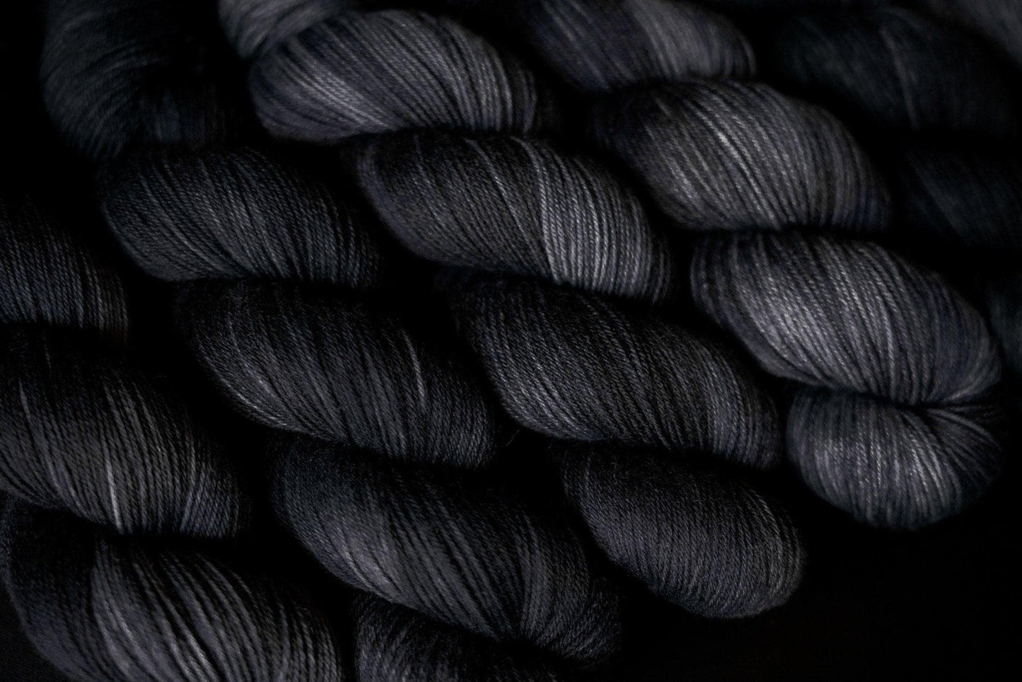 Hand Dyed Yarn | Nightmare | Choice of Weight | Crow and Crescent Yarn