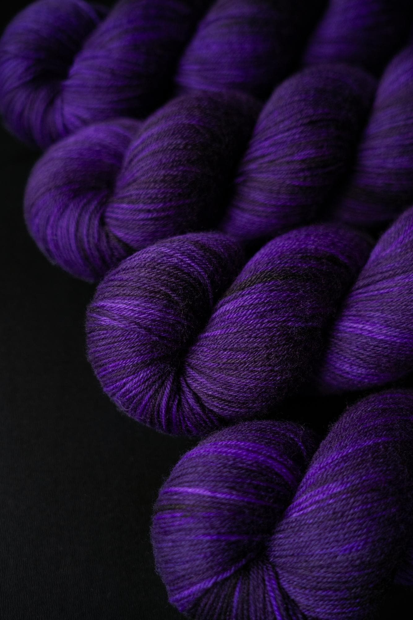 Hand Dyed Yarn | Ritual | Choice of Weight | Crow and Crescent Yarn