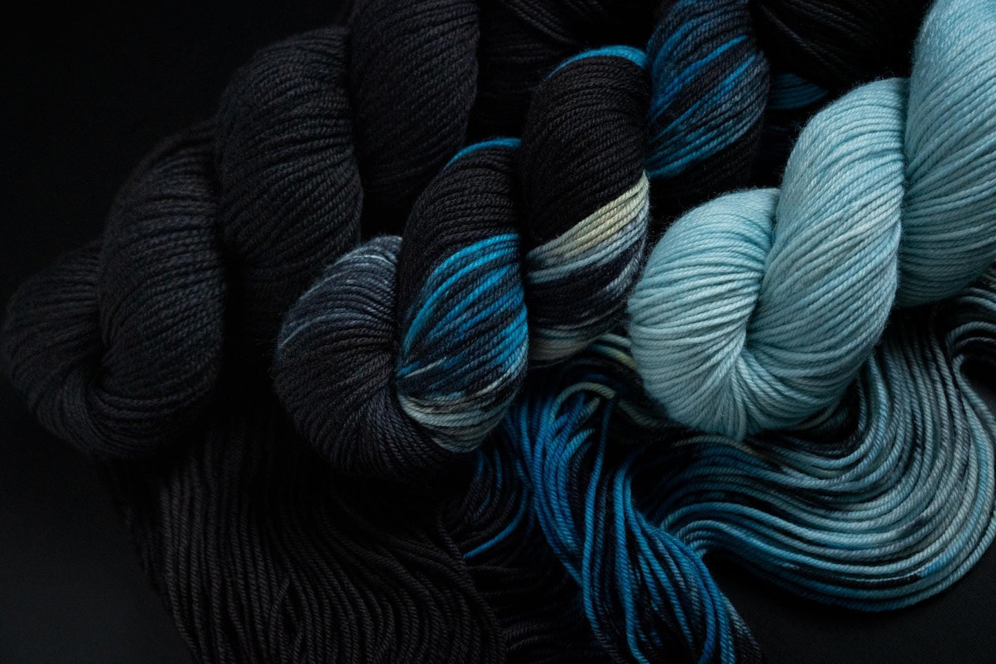 Hand Dyed Yarn | Lost Soul | Choice of Weight | Crow and Crescent Yarn