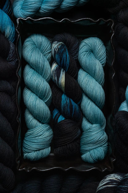 Hand Dyed Yarn | Lost Soul | Choice of Weight | Crow and Crescent Yarn