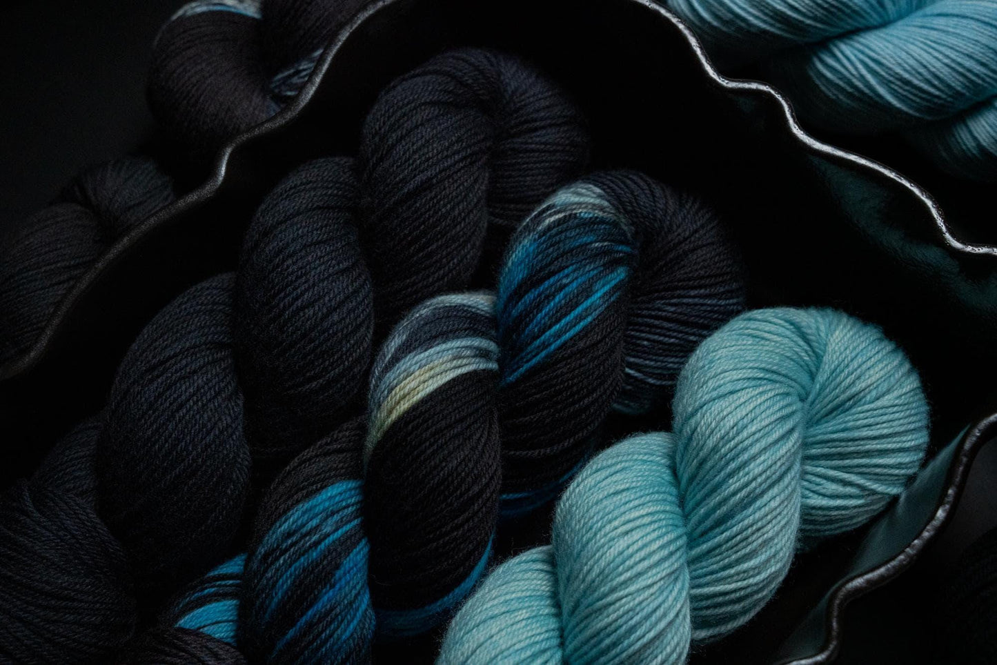 Hand Dyed Yarn | Lost Soul | Choice of Weight | Crow and Crescent Yarn
