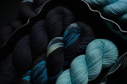 Hand Dyed Yarn | Lost Soul | Choice of Weight | Crow and Crescent Yarn