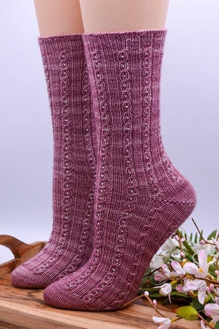 L.A. Lady Socks (Digital Knitting Pattern)