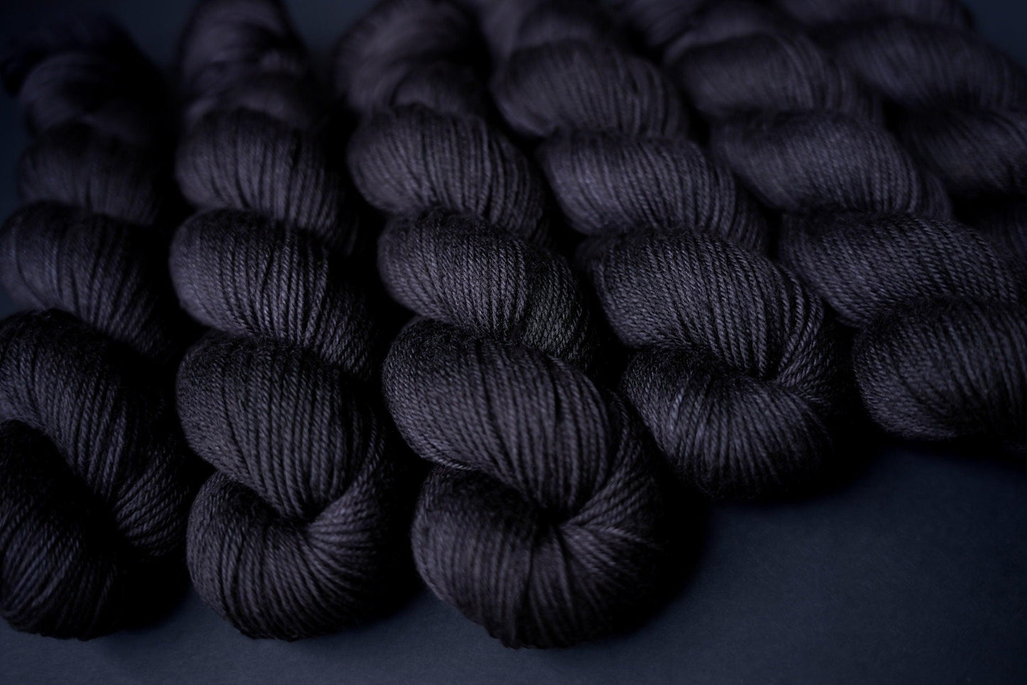 Hand Dyed Yarn | Void | Choice of Weight | Crow and Crescent Yarn