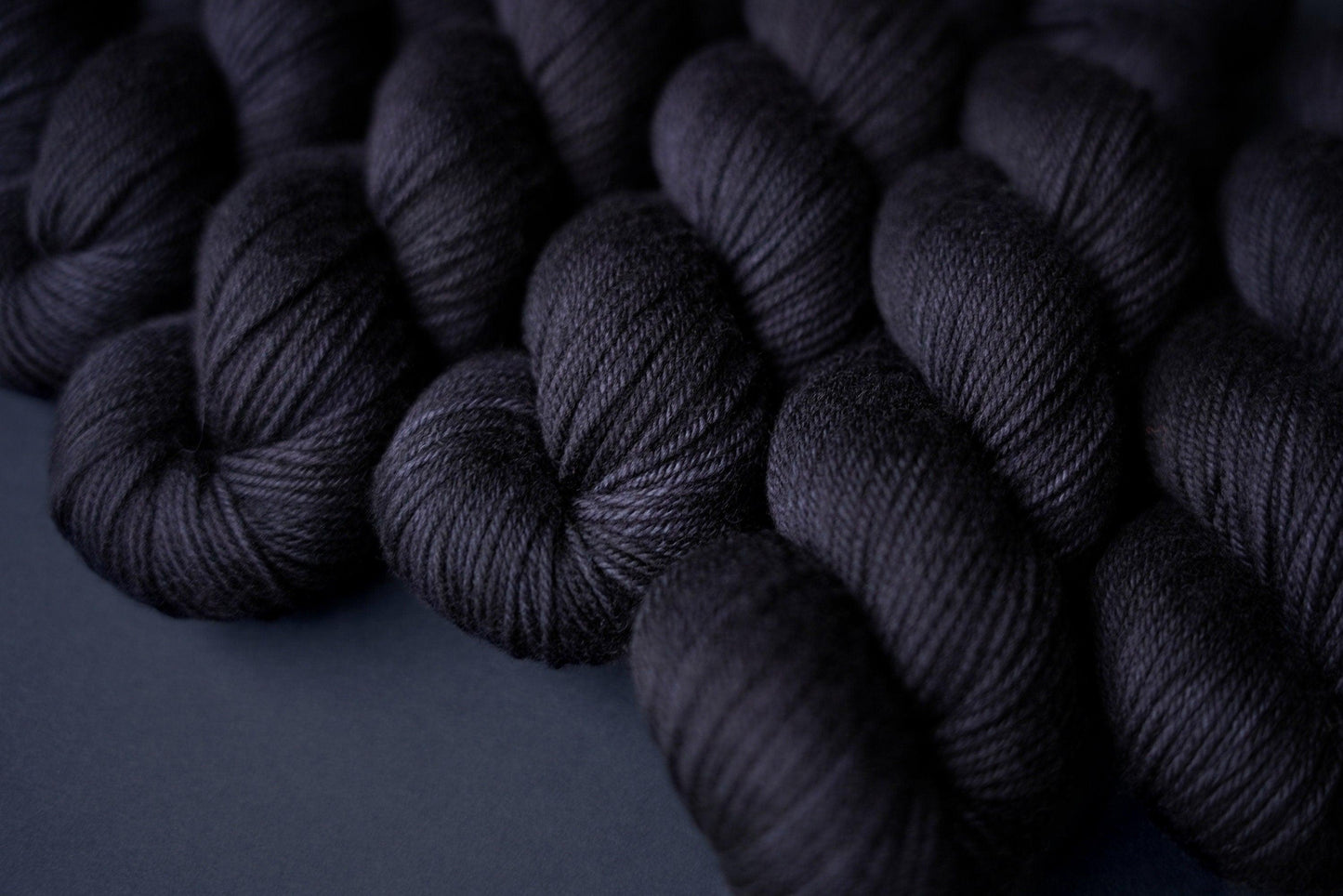 Hand Dyed Yarn | Void | Choice of Weight | Crow and Crescent Yarn