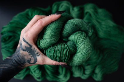 Hand Dyed Yarn | Viserion | Choice of Weight | Crow and Crescent Yarn