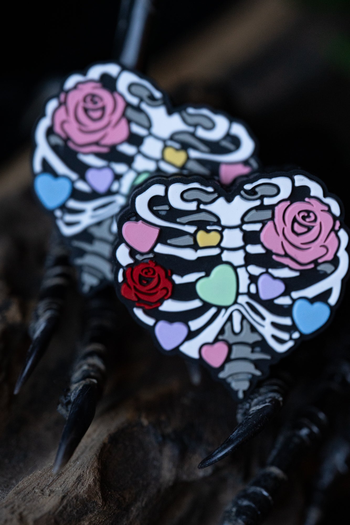 Floral Ribcage Needle Tip Protectors
